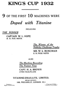 Dopes: Titanine Aircraft Paints & Dopes