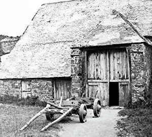 Dunster: Tithe Barn, Dunster, Victorian period