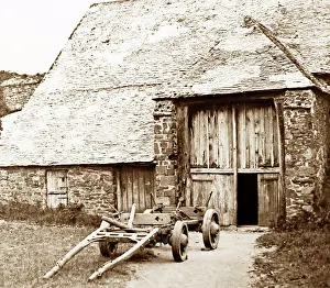 Dunster: Tithe Barn, Dunster, Victorian period