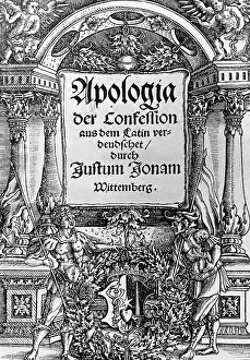 1530: Title of the Apologie der Confessio Augustana