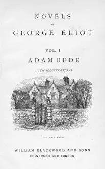 Niece: Title page of Adam Bede by George Eliot, from