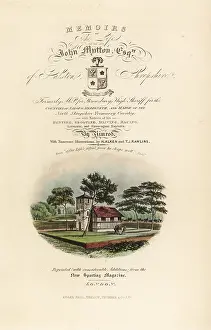 Title Page: Title page with calligraphic title and vignette