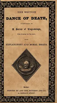 Crossbones: Title page with calligraphy and skulls and crossbones