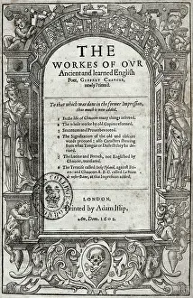 The Kings College Archives And Special Collections: Title page - Chaucer