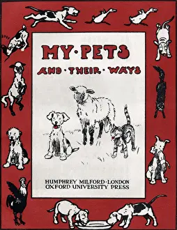 Lambs: Title page design by Cecil Aldin, My Pets and Their Ways