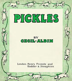 Pickles: Title page design by Cecil Aldin, Pickles