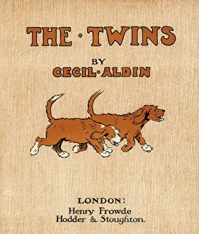 Hodder: Title page design, The Twins by Cecil Aldin
