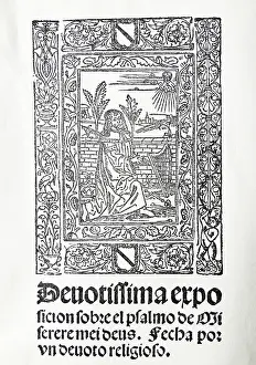 1578: Title-Page from Devotissima Exposicion Sobre el