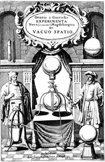 Vacuum: Title page of Experimenta Nova, ut vocant, Magdeburgica