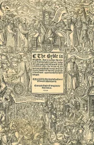 Passed: Title page of The Great Bible also known as