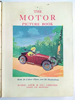 Russell Butcher Collection: Title page, The Motor Picture Book