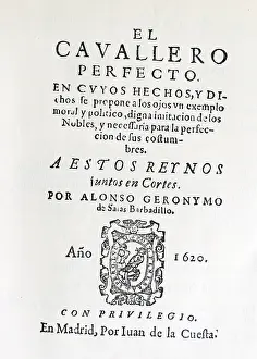 1620: Title Page from Salas Barbadillo