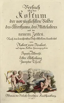 Lessing: Title page with vignette of a bust of Lessing