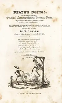 J. Andrews: Title page from Volume 2 of Death's Doings