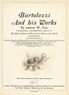 Amor: Title page to Volume I with vignette of Love and Fortune