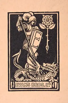Blyton: Title plate from Enid Blyton's Round the Year book