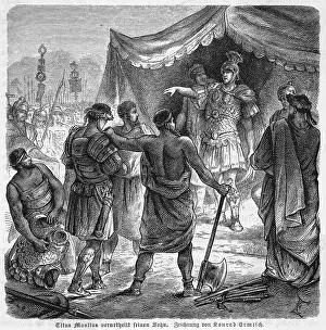 Condemns: TITUS MANLIUS