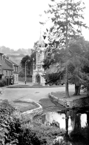 Tiverton: Tiverton, the Clock Tower c1955
