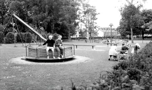 Tiverton: Tiverton, the Playground c1960
