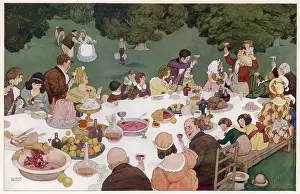 Convivial: The Toast by William Heath Robinson