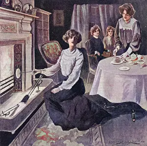 Muffins: Toasting muffins on the fire