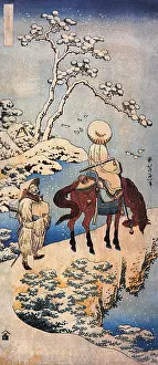 Exiled: Toba Exiled, by Hokusai