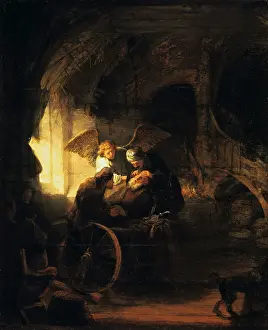 Rembrandt: Tobias Returns Sight to is Father 1636. Rembrandt