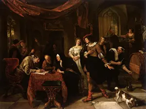Steen: Tobias and Sarah, by Jan Steen
