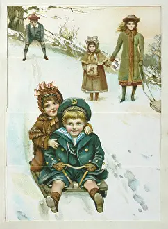 Toboggan: Toboganning Scene