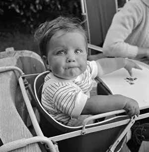 Highchairs: Toddler in a high chair