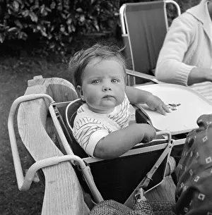 Highchairs: Toddler in a high chair