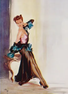 David Wright Collection (iln): On Her Toes by David Wright