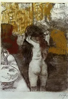 Washes: Toilette, by Degas