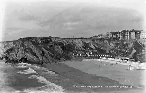 Beachgoers: Tolcarne Beach, Newquay