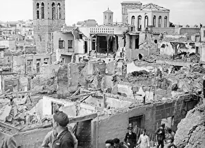 Neighbourhood: Toledo destroyed by bombardment, 1936
