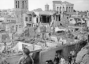 Neighbourhood: Toledo destroyed by bombardment, 1936