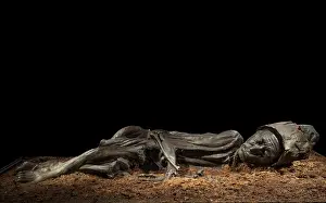 Peat: Tollund Man, Silkeborg Museum, Silkeborg, Jutland, Denmark