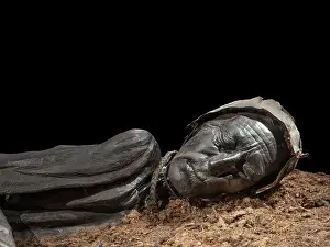 Peat: Tollund Man, Silkeborg Museum, Silkeborg, Jutland, Denmark