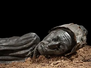 Peat: Tollund Man, Silkeborg Museum, Silkeborg, Jutland, Denmark