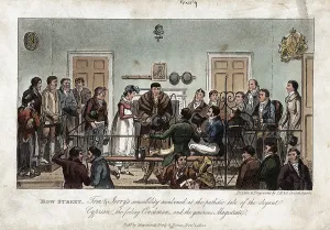 1821: Tom and Jerry as observers in the Bow Street Magistrate's