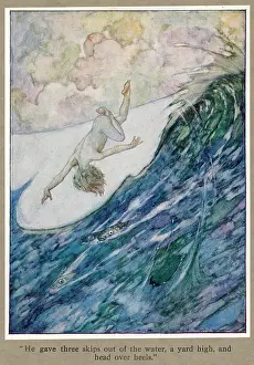 Buoy: TOM JUMPS OUT OF WATER