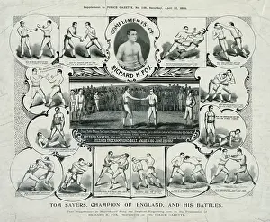 Sayers: Tom Sayers, champion of England, and his battles