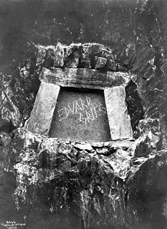 Slab: The tomb of Edvard Grieg, 1907