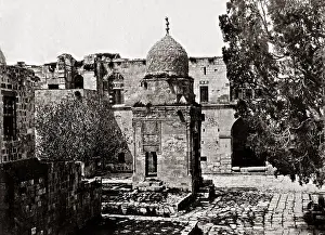 Elijah: Tomb of Elijah, Jerusalem, circa 1880s