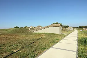 Tarquinia: Tomb entrances, Monterozzi necropolis, Tarquinia
