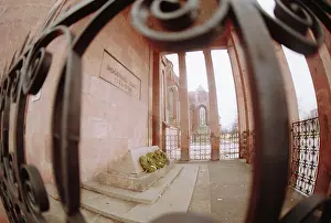 Kaliningrad: The tomb of German philosopher Immanuel Kant. 1995