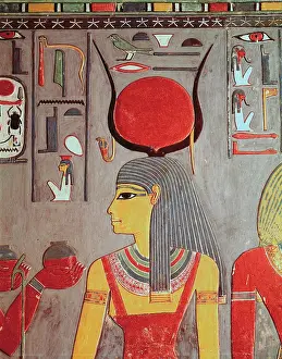 Horemheb: Tomb of Horemheb. Hathor. Fresco