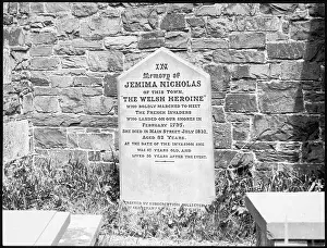 Fishguard: TOMB OF JEMIMA NICHOLAS