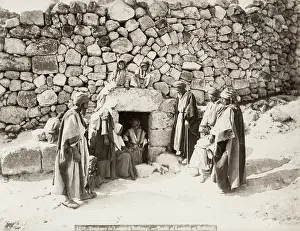 Olives: Tomb of Lazarus at Bethany, Holy Land