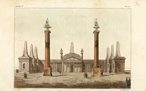 Arco: The tomb of the Maccabees, Jerusalem, 1800s